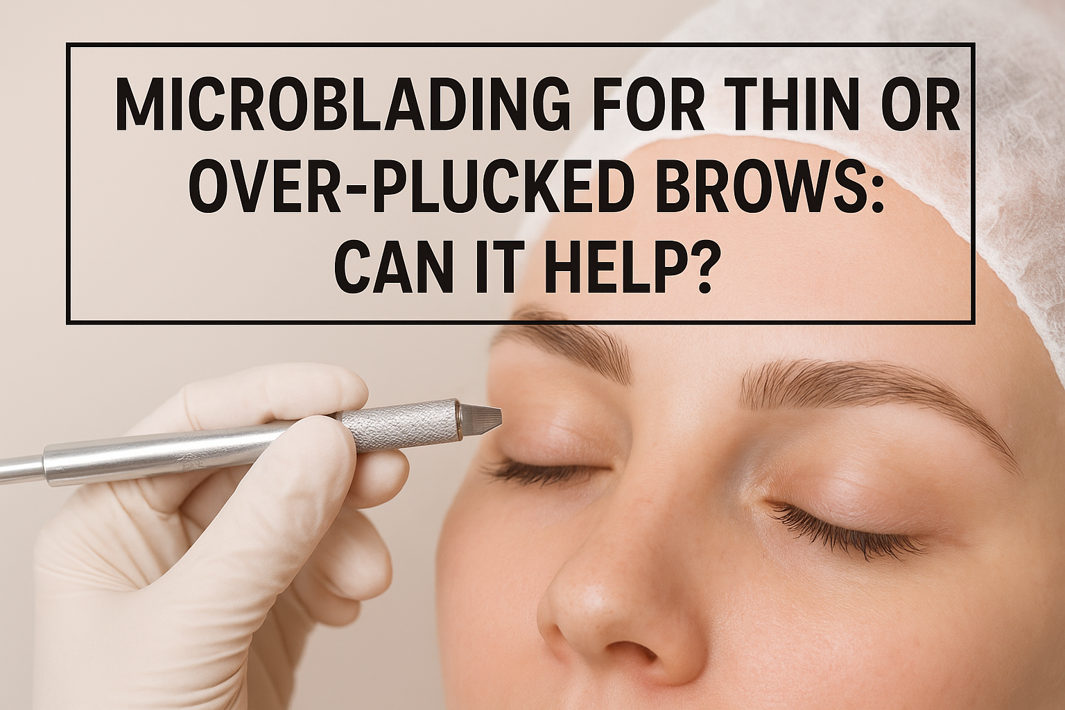 Microblading For Thin Or Over-Plucked Brows: Can It Help