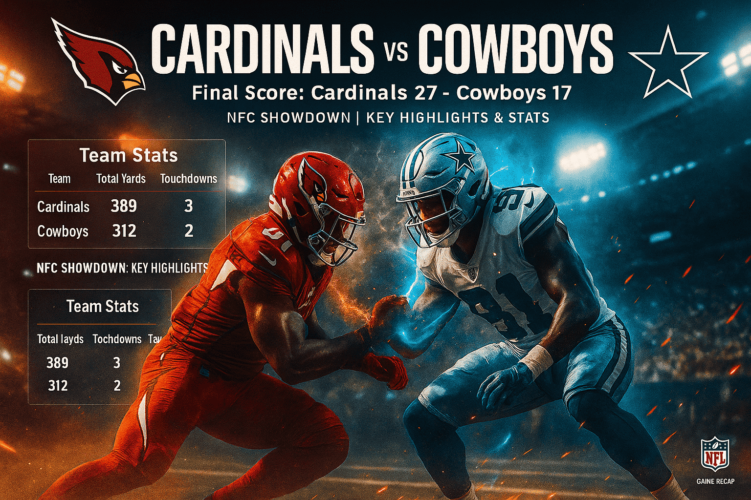 Cardinals vs. Cowboys: Dallas Falls Flat in a 27-17 Loss to Arizona