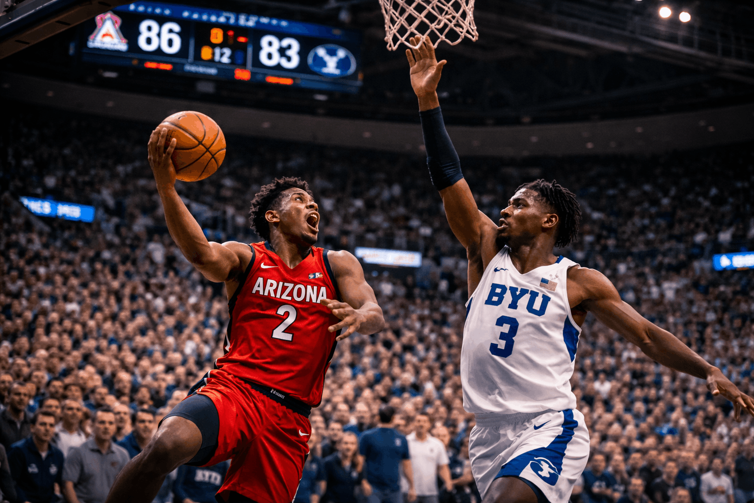 AJ Dybantsa Near Upset Arizona Comeback