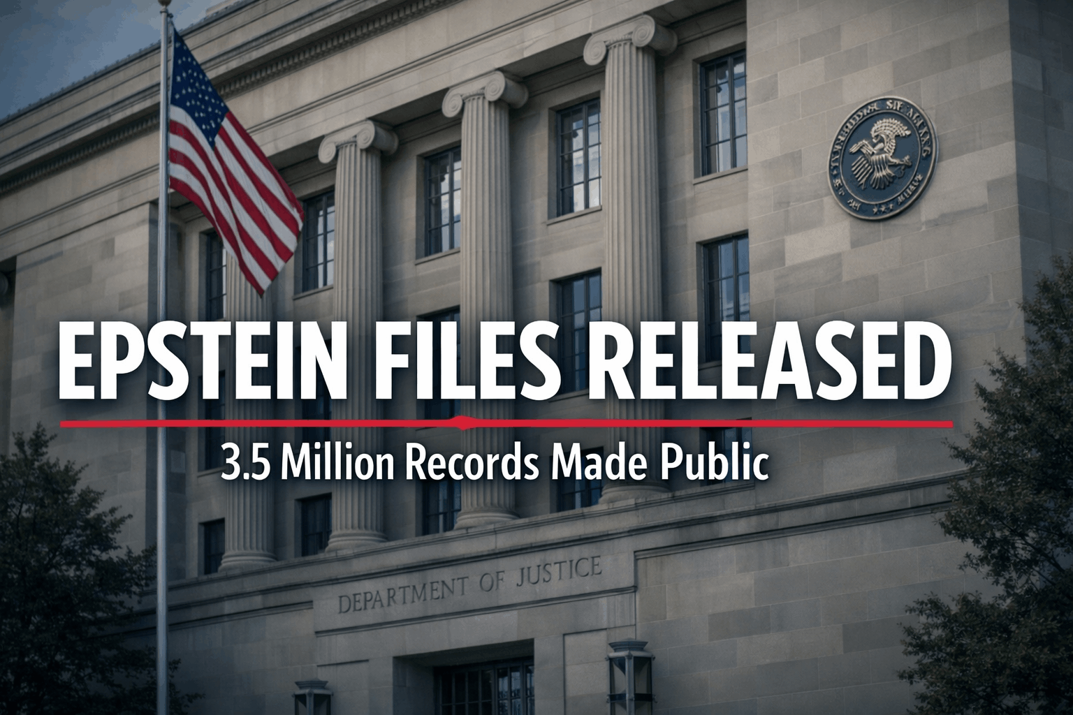 DOJ Concludes Epstein Files Review, Releases 3.5M Records