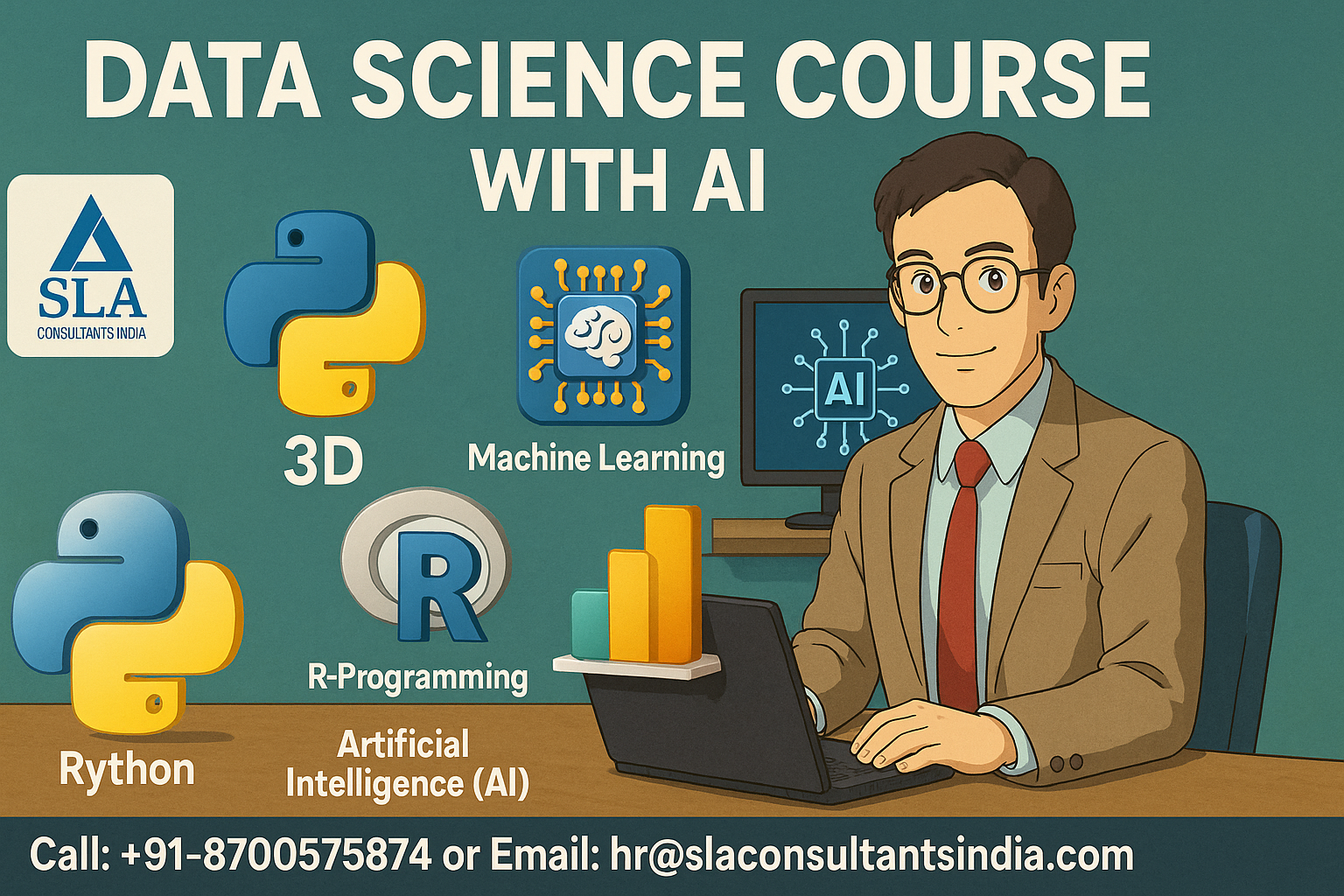 Data Science with Microsoft Power BI, 100% MNC Job upto 50K, Free Gen AI and Python, SLA Institute, Delhi NCR