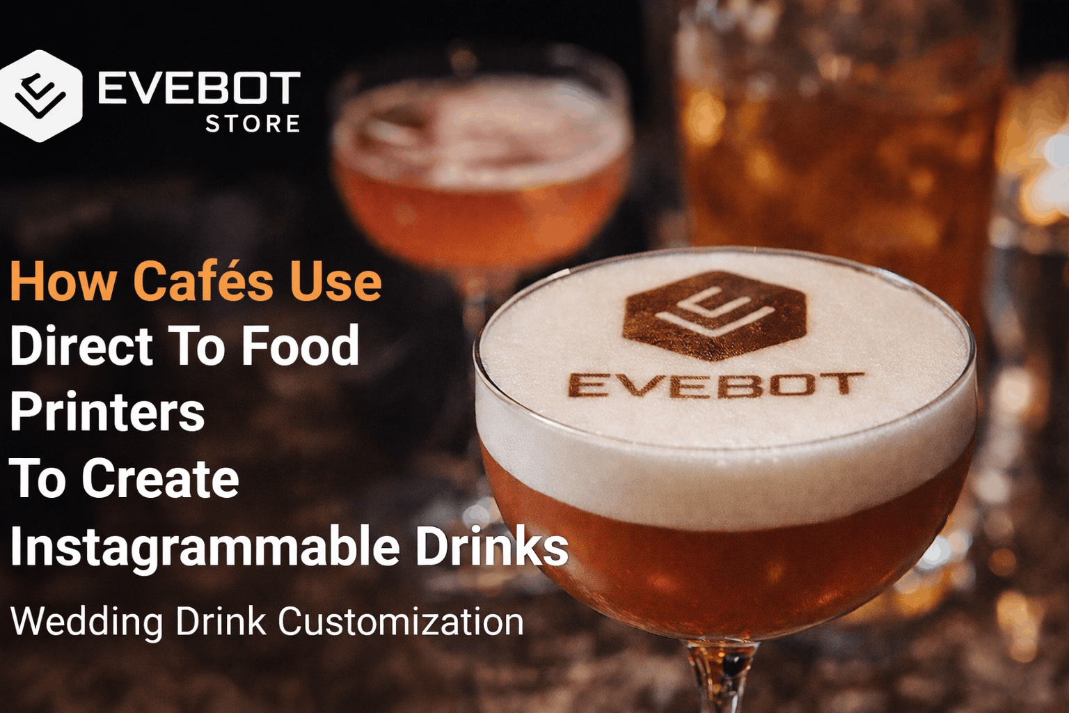 How Cafés Use Direct To Food Printers To Create Instagrammable Drinks