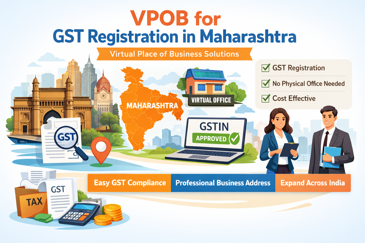 Simplifying GST Compliance with VPOB for GST Registration in Maharashtra