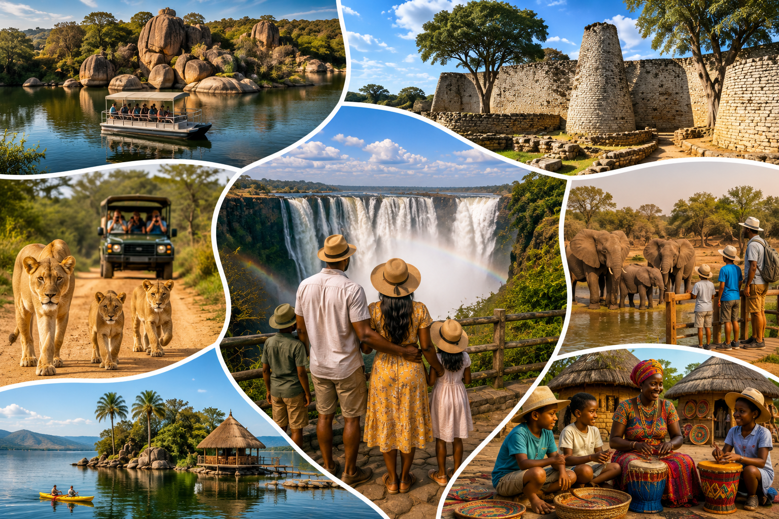 Zimbabwe places to visit with family