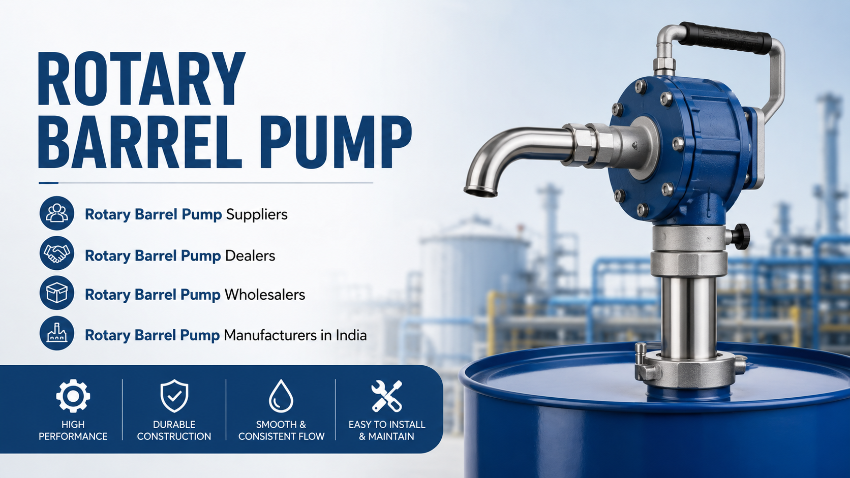 Rotary Barrel Pump